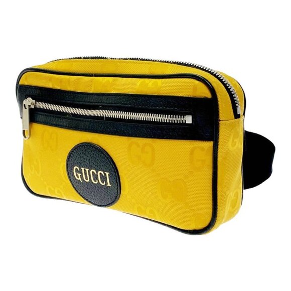 Gucci Nylon GG Pattern Off the Grid Body Bag Yellow Body - Picture 3 of 10